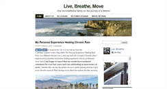 Desktop Screenshot of livebreathemove.com